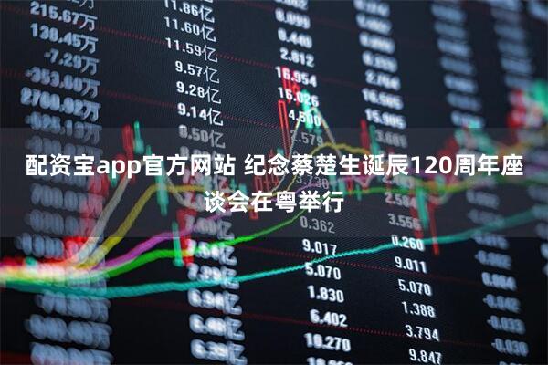 配资宝app官方网站 纪念蔡楚生诞辰120周年座谈会在粤举行